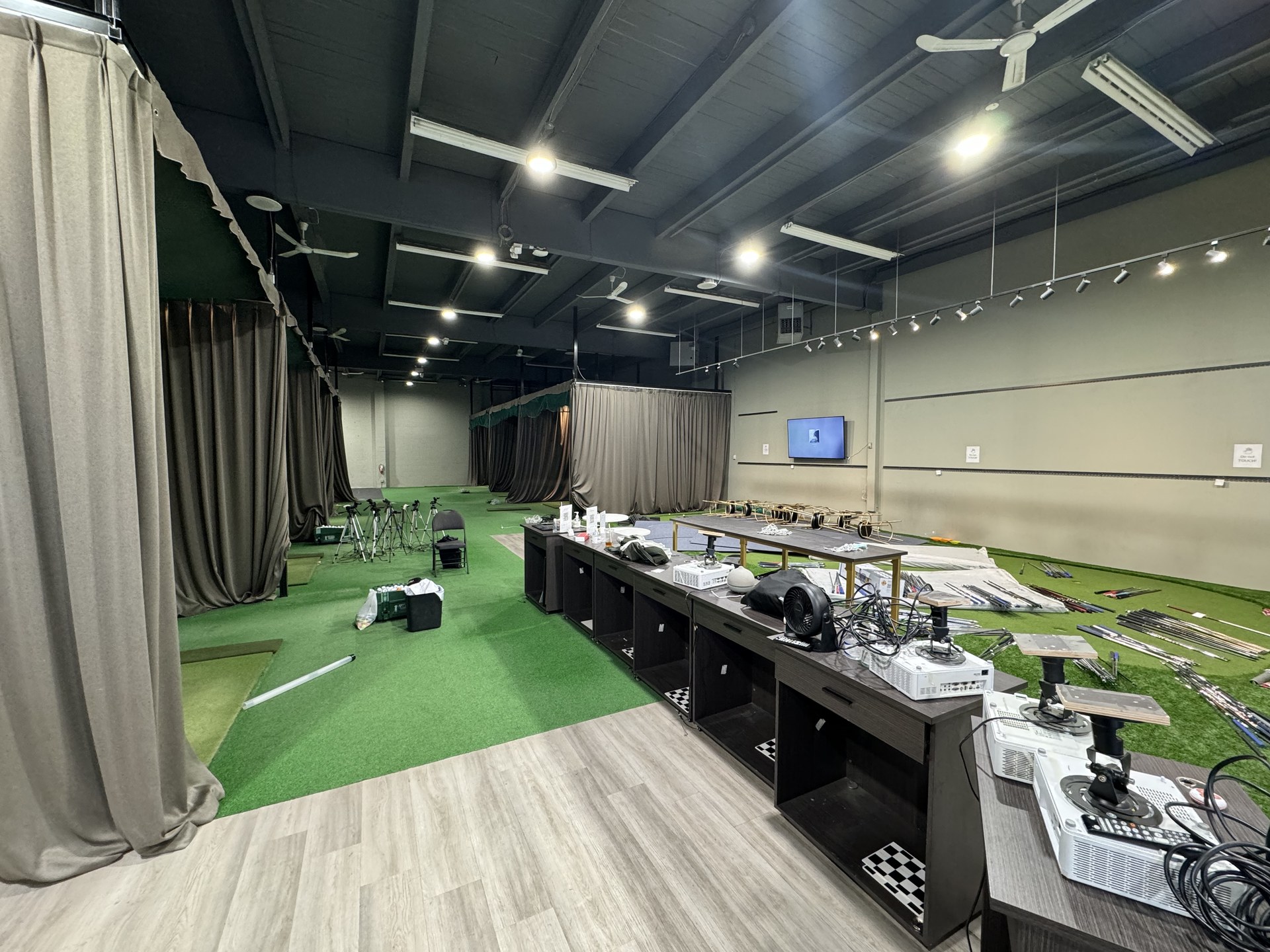 Space under previous operator with earlier simulator setup