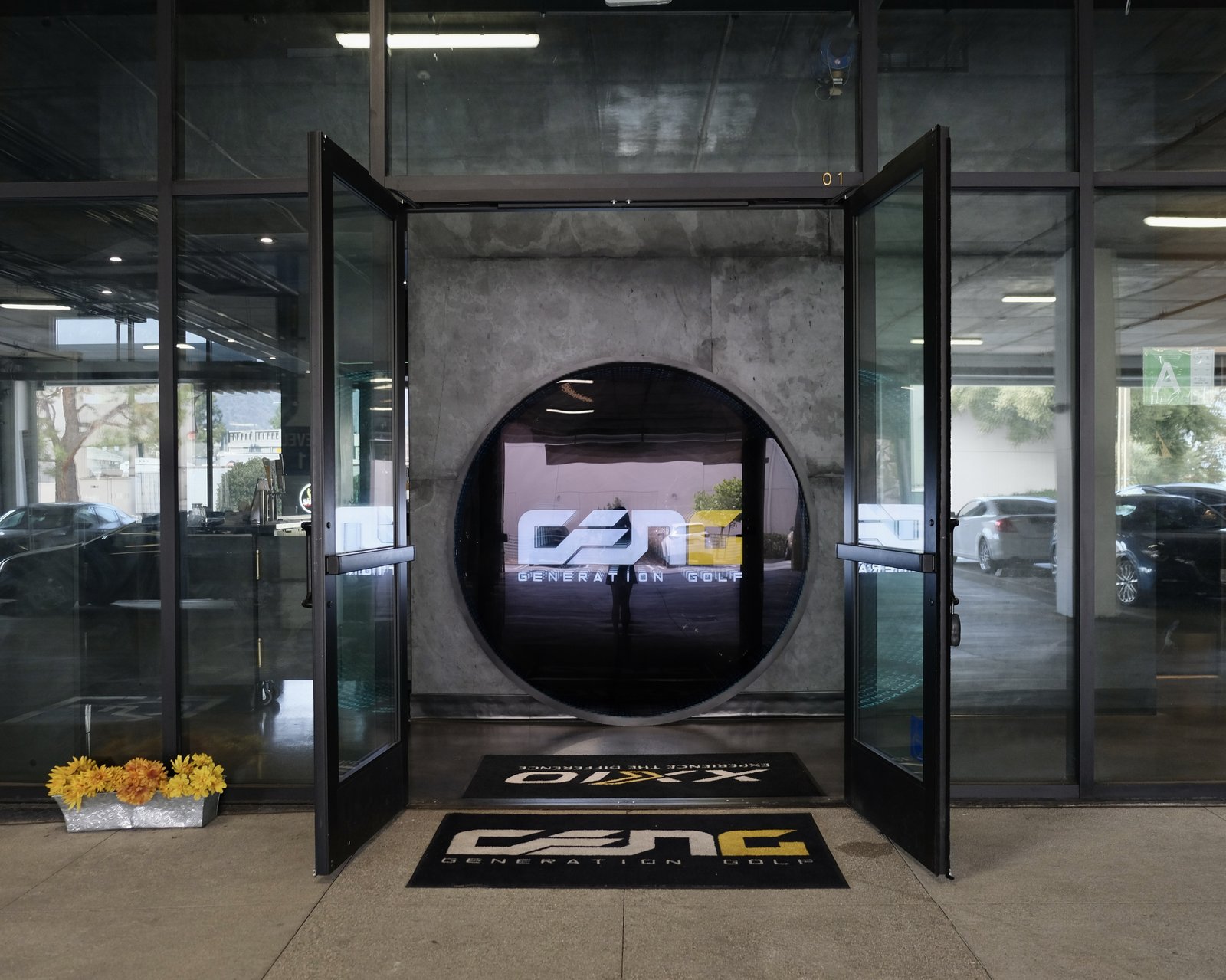 Generation Golf — storefront entrance in Los Angeles